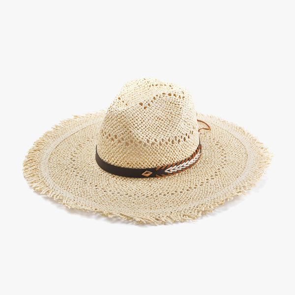 Claudia Wide Brim Straw Hat