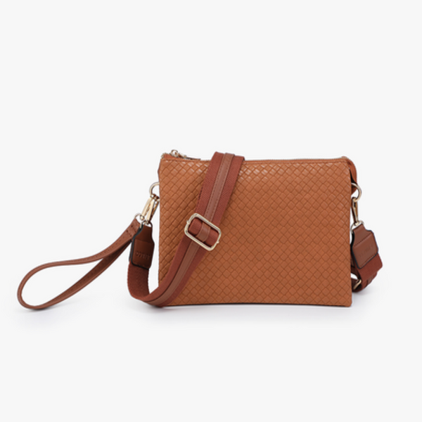 Jen & Co Izzy Diagonal Woven Crossbody