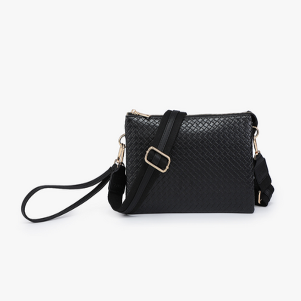 Jen & Co Izzy Diagonal Woven Crossbody