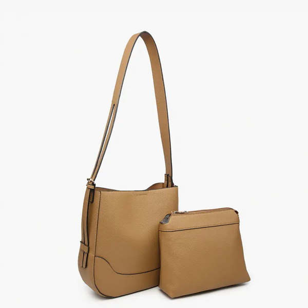 Jen & Co Poppy Paneled Crossbody/Shoulder Bag