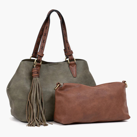 Jen & Co Aliza Satchel Shoulder Bag