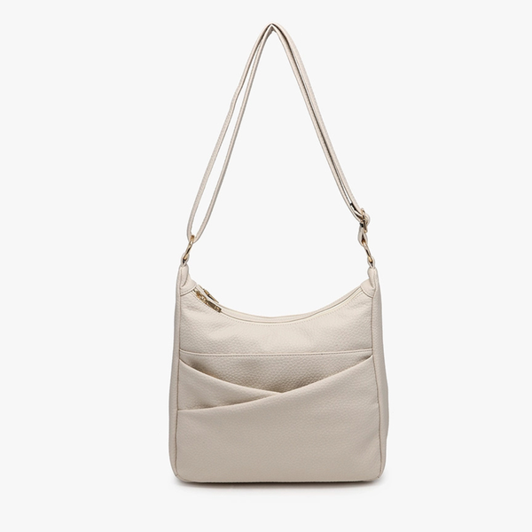Lillian Dual Zip Compartment Crossbody