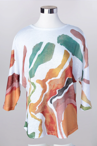 Other Side Abstract Watercolor Print Top