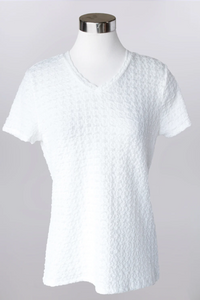 Wave Ripple Textured Top