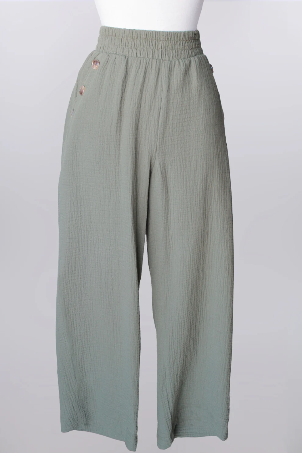 Linger Cropped Gauze Pants