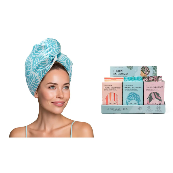 Mane Squeeze Reversible Satin Hair Towel