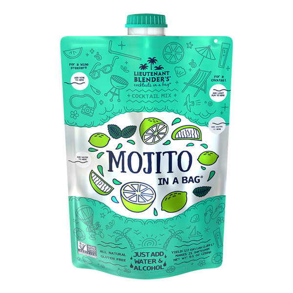 Lieutenant Blender's Cocktail Mixes - Mojito in a Bag