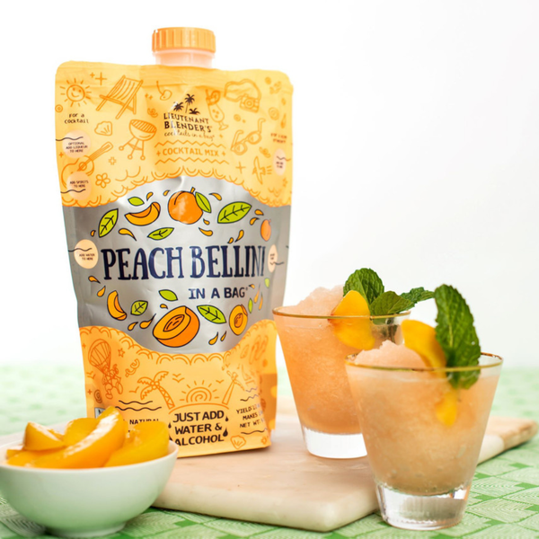Lieutenant Blender's Cocktail Mixes - Peach Bellini in a Bag
