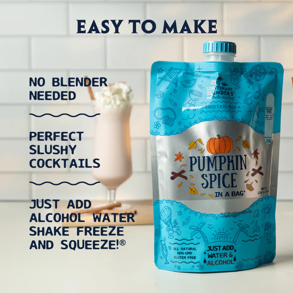 Lieutenant Blender's Cocktails Mixers - Pumpkin Spice in a Bag