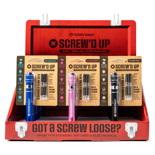 Modern Monkey Screw'd Up 6 in 1 Screwdriver