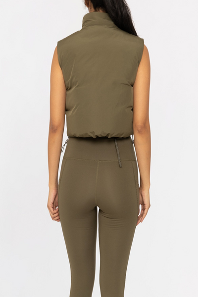 Trek Cropped Puffer Vest