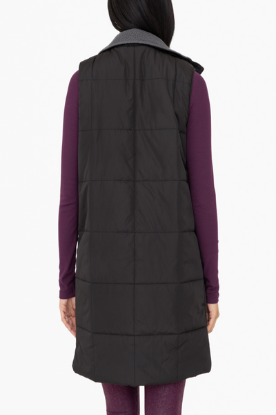 Moon Sherpa Lined Long Vest