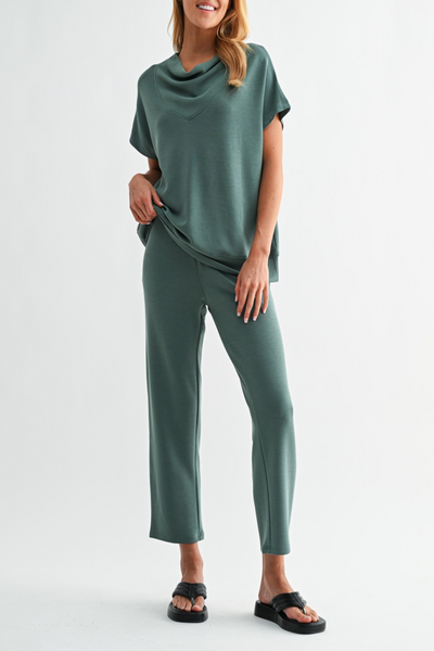 Woodlands Soft Drape Cropped Pants