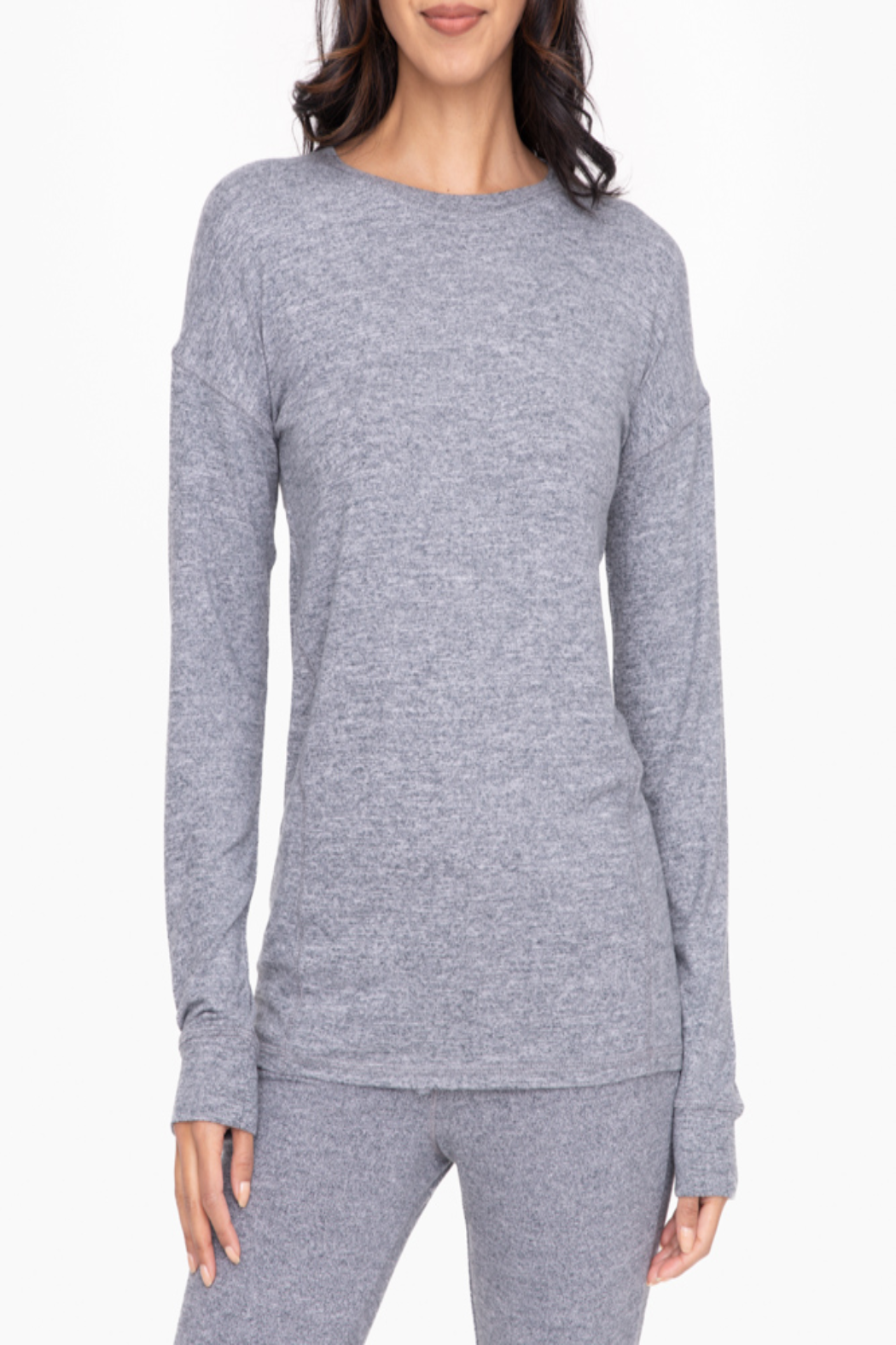 Linger Brushed Hacci Knit Top