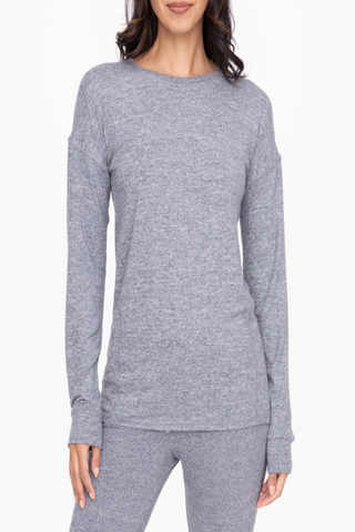 Linger Brushed Hacci Knit Top