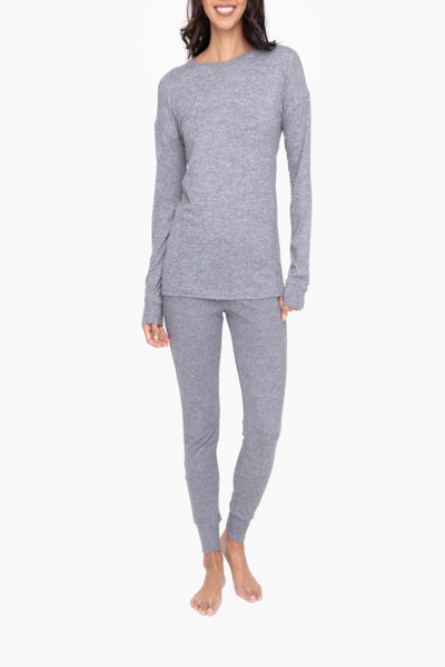 Linger Brushed Hacci Knit Top