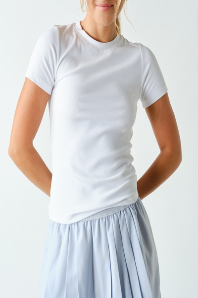 Essential Micro-Ribbed Top
