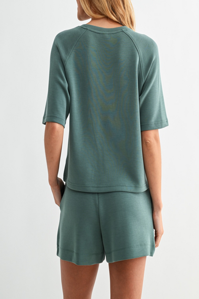 Misty Soft Drape Raglan Tee