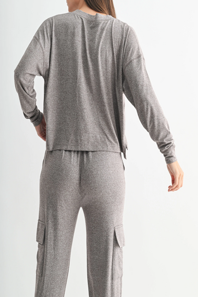 Stay Cropped Henley Top