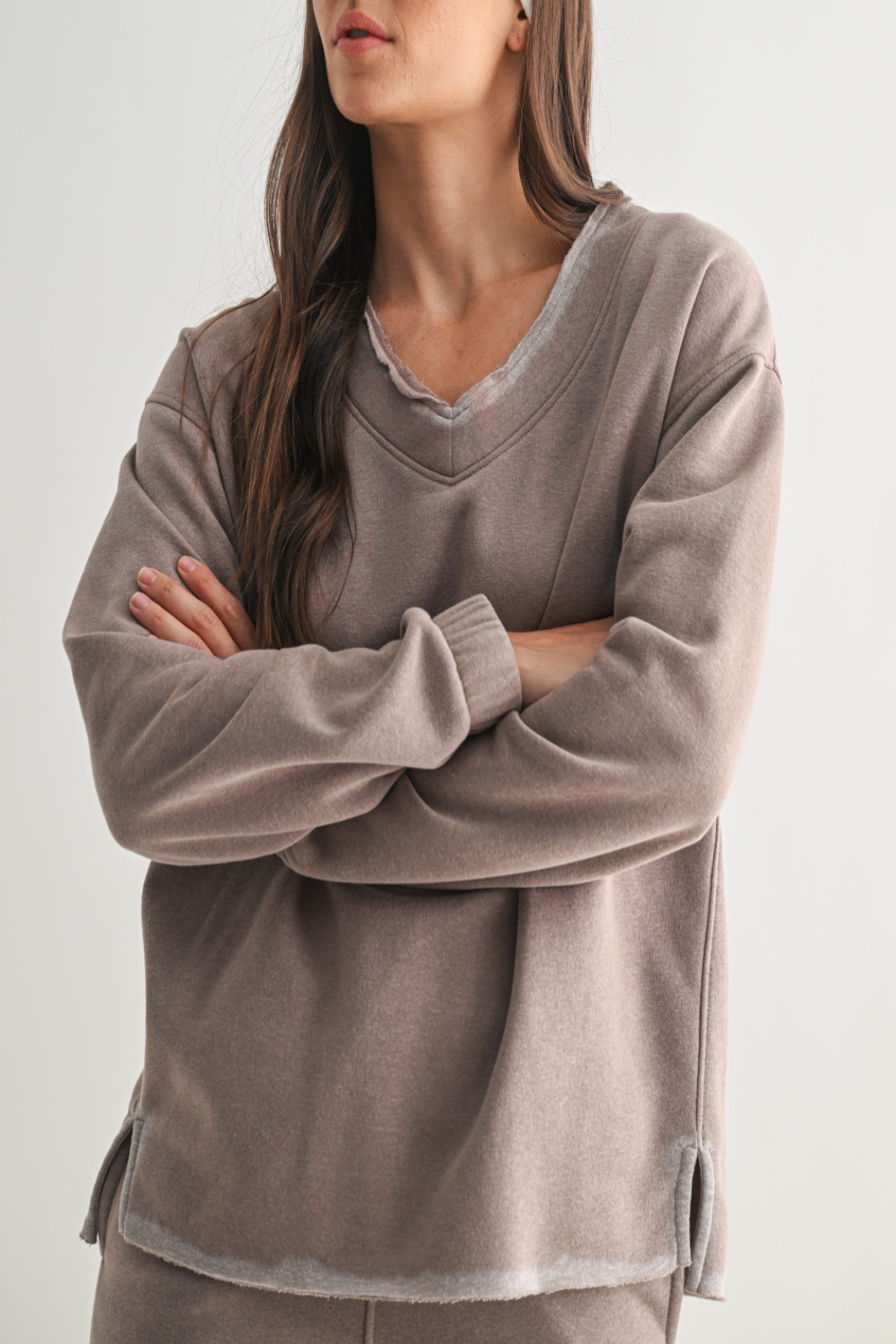 Remember Boxy Brushed Fleece Sweatshirt