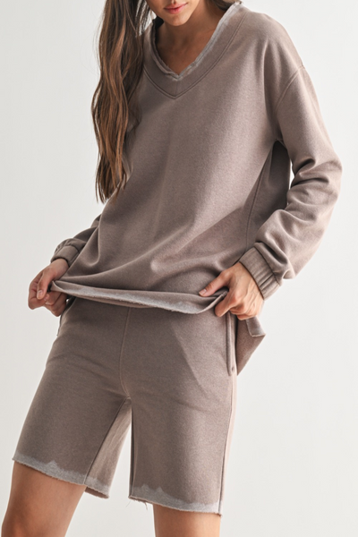 Remember Boxy Brushed Fleece Sweatshirt