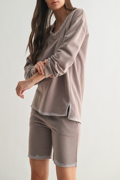 Remember Boxy Brushed Fleece Sweatshirt
