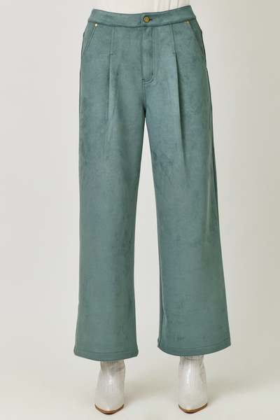 Day To Night Suede Trousers