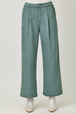 Day To Night Suede Trousers
