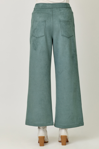 Day To Night Suede Trousers