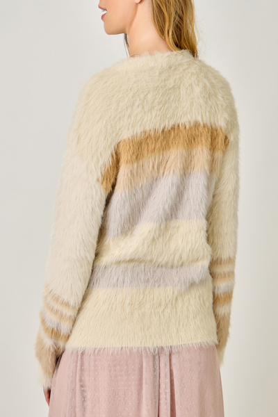 Big Dream Color Blocked Stripe Sweater