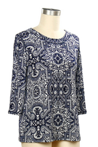 Ellen Print Top