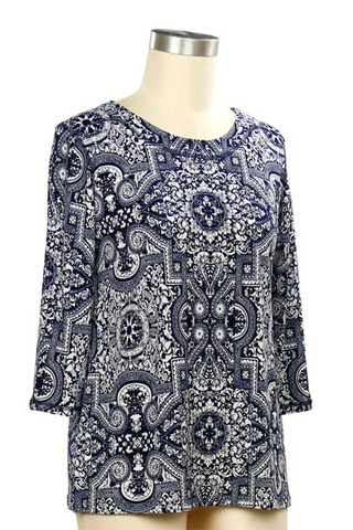 Ellen Print Top