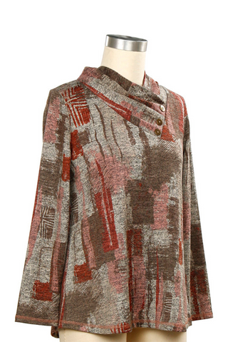 Yearbook Abstract Print Top