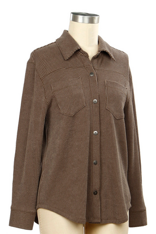 Waverly Rib Knit Shacket