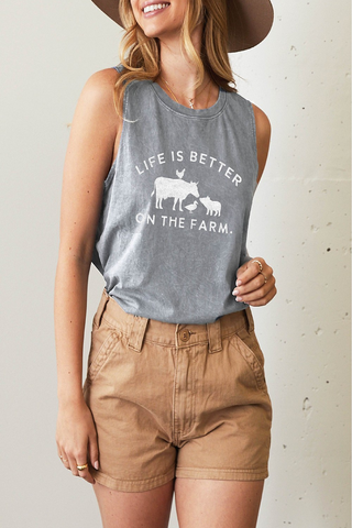 Life Is Better On The Farm Tank Top