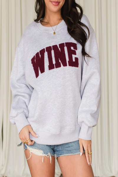 WINE Oversized Sweatshirt