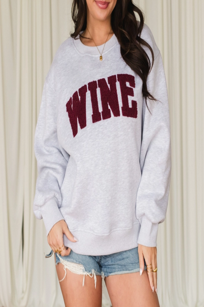 WINE Oversized Sweatshirt