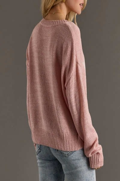 Wine Weather Knit Sweater
