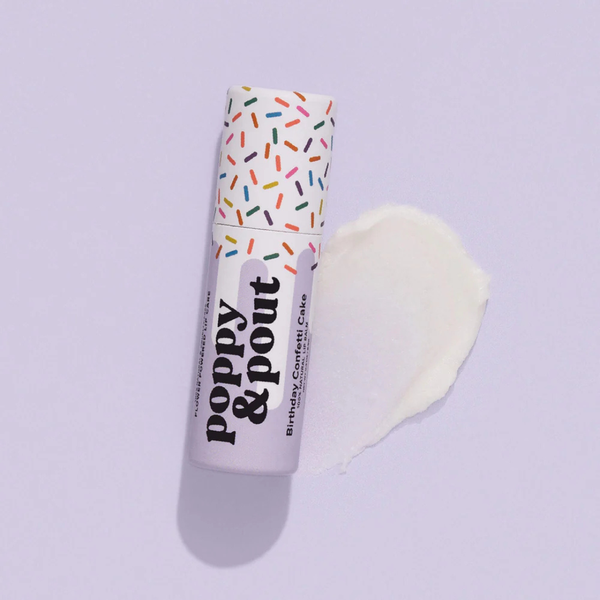 Poppy & Pout: Birthday Confetti Cake Lip Balm