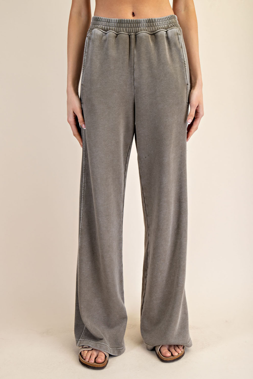 Shaded Woods Mineral Washed Wide Leg Pant