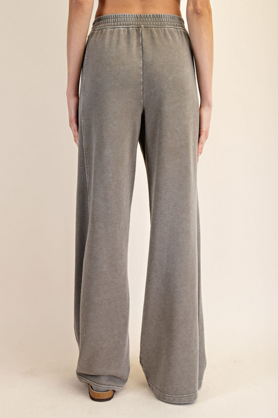 Shaded Woods Mineral Washed Wide Leg Pant