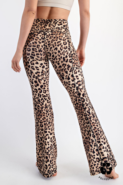 Cartier Leopard Print Butter Soft Flared Legging