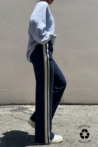 Dance On Butter Soft Side Contrast Straight Leg Pant