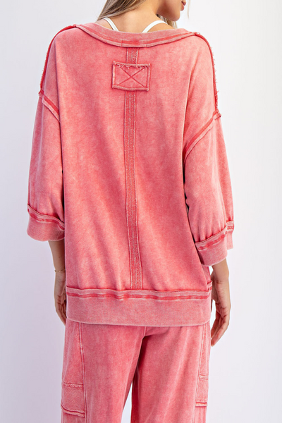 Aperture Mineral Washed Terry Top