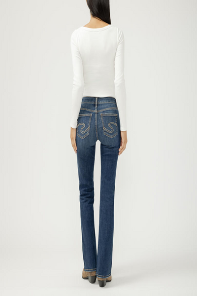 Suki Mid Rise Curvy Fit Bootcut Jeans