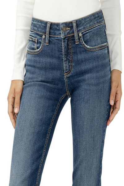 Suki Mid Rise Curvy Fit Bootcut Jeans