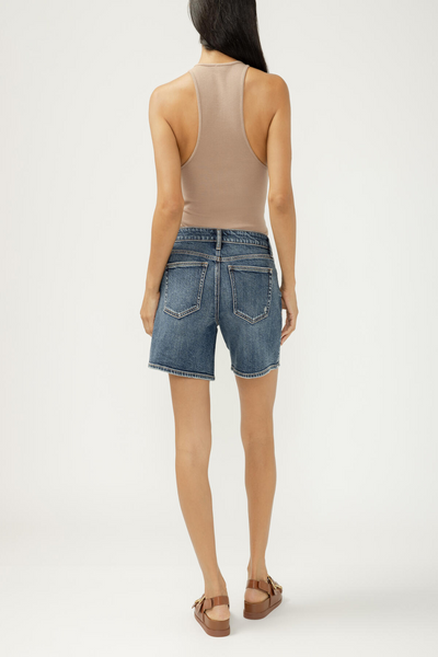 Suki Mid Rise Long Shorts