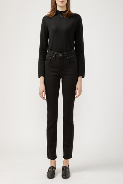 Avery High Rise Straight Leg Luxe Stretch Jean