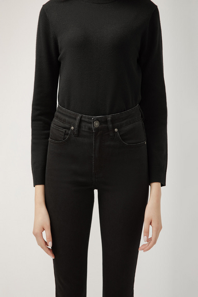 Avery High Rise Straight Leg Luxe Stretch Jean