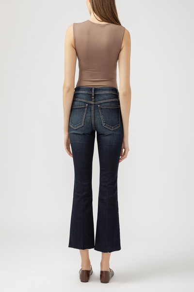 Suki Mid Rise Kick Flare Luxe Stretch Jeans